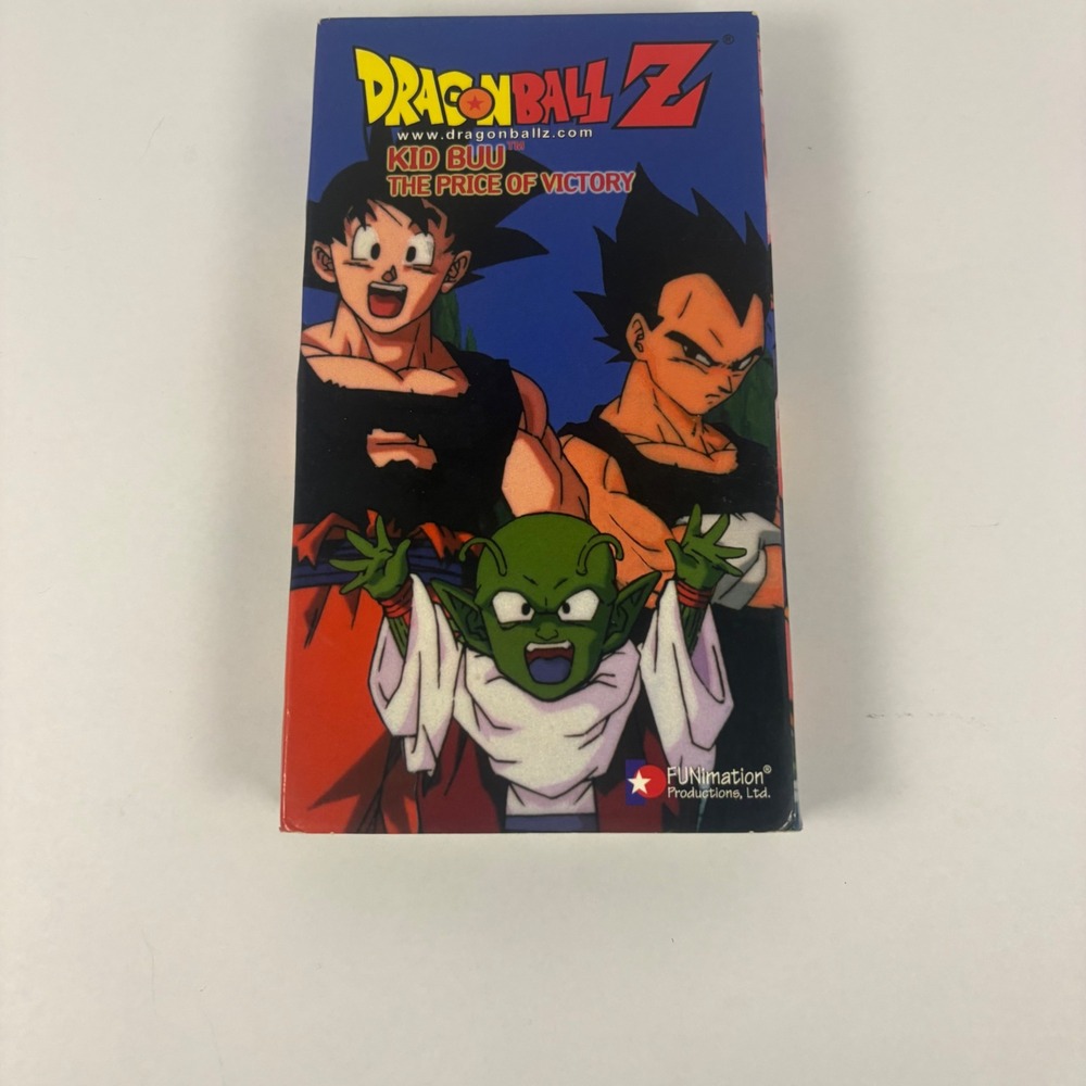 Funimation Dragon Ball Z VHS Unisex OS Blue Kid Buu Price of Victory Anime Tape